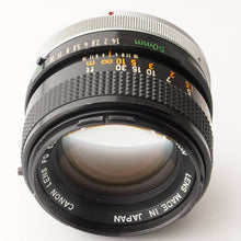 画像をギャラリービューアに読み込む, キヤノン Canon FD 50mm F1.4 S.S.C FDマウント