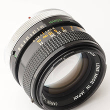 画像をギャラリービューアに読み込む, キヤノン Canon FD 50mm F1.4 S.S.C FDマウント