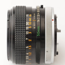 画像をギャラリービューアに読み込む, キヤノン Canon FD 50mm F1.4 S.S.C FDマウント