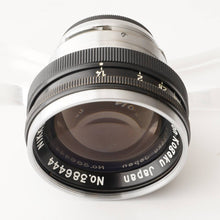 画像をギャラリービューアに読み込む, ニコン 日本光学 Nippon Kogaku Nikkor-S C 5cm 50mm F1.4 ブラック Sマウント