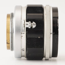 画像をギャラリービューアに読み込む, キヤノン Canon 50mm F1.4 ライカ L39 マウント