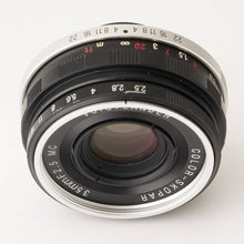 画像をギャラリービューアに読み込む, フォクトレンダー Voigtlander カラースコパー COLOR SKOPAR 35mm F2.5 MC ライカ L39マウント