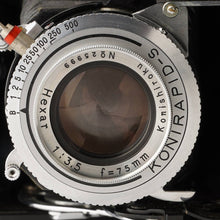 画像をギャラリービューアに読み込む, 小西六 Konishiroku Pearl II / Hexar 75mm F3.5