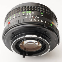 画像をギャラリービューアに読み込む, ミノルタ Minolta MD Rokkor 50mm F1.7