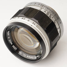 画像をギャラリービューアに読み込む, キヤノン Canon 50mm F1.4 ライカ L39 マウント