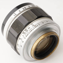 画像をギャラリービューアに読み込む, キヤノン Canon 50mm F1.4 ライカ L39 マウント