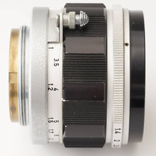 画像をギャラリービューアに読み込む, キヤノン Canon 50mm F1.4 ライカ L39 マウント