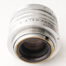 画像をギャラリービューアに読み込む, ニコン Nikon Nippon Kogaku NIKKOR H C 5cm 50mm F2 ライカ L39マウント