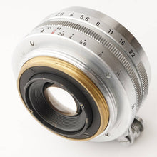 画像をギャラリービューアに読み込む, キヤノン Canon 28mm F2.8 ライカ L39 マウント