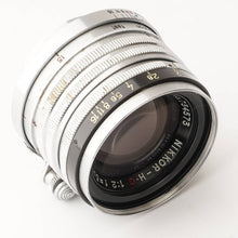 画像をギャラリービューアに読み込む, ニコン Nikon Nippon Kogaku NIKKOR H C 5cm 50mm F2 黒帯 ライカ L39 マウント