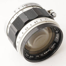 画像をギャラリービューアに読み込む, キヤノン Canon 50mm F1.4 ライカ L39 マウント