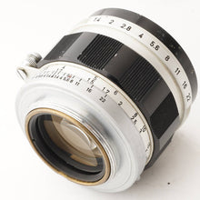 画像をギャラリービューアに読み込む, キヤノン Canon 50mm F1.4 ライカ L39 マウント