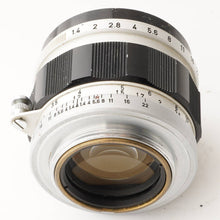 画像をギャラリービューアに読み込む, キヤノン Canon 50mm F1.4 ライカ L39 マウント