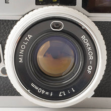 画像をギャラリービューアに読み込む, ミノルタ Minolta HI-MATIC E Rokkor-QF 40mm F1.7