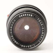 画像をギャラリービューアに読み込む, ライカ Leica LEITZ CANADA TELE-ELMARIT 90mm F2.8 M mount
