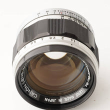 画像をギャラリービューアに読み込む, キヤノン Canon 50mm F1.4 ライカ L39 マウント