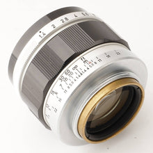 画像をギャラリービューアに読み込む, キヤノン Canon 50mm F1.4 ライカ L39 マウント