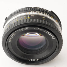 画像をギャラリービューアに読み込む, ニコン Nikon Ai-s NIKKOR 50mm F1.8 パンケーキ