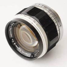 画像をギャラリービューアに読み込む, キヤノン Canon 50mm F1.4 ライカ L39 マウント