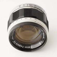 画像をギャラリービューアに読み込む, キヤノン Canon 50mm F1.4 ライカ L39 マウント