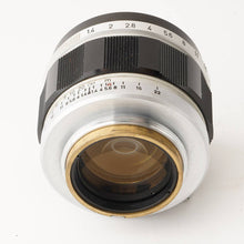 画像をギャラリービューアに読み込む, キヤノン Canon 50mm F1.4 ライカ L39 マウント