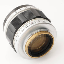 画像をギャラリービューアに読み込む, キヤノン Canon 50mm F1.4 ライカ L39 マウント