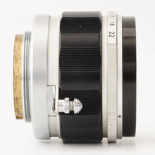 画像をギャラリービューアに読み込む, キヤノン Canon 50mm F1.4 ライカ L39 マウント