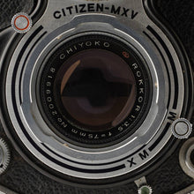 画像をギャラリービューアに読み込む, ミノルタ Minolta AUTOCORD 前期型 / Chiyoko Rokkor 75mm F3.5