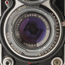 画像をギャラリービューアに読み込む, 東京光学 Tokyo Kogaku PRIMO-JR 二眼レフカメラ / Topcor 6cm 60mm F2.8