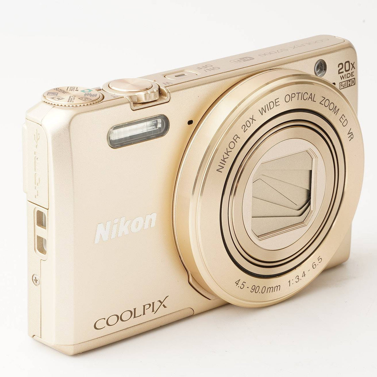ニコン Nikon COOLPIX S7000 ゴールド 20x OPTICAL ZOOM