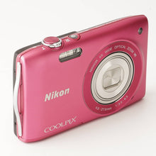 画像をギャラリービューアに読み込む, ニコン Nikon COOLPIX S3300 ピンク