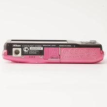 画像をギャラリービューアに読み込む, ニコン Nikon COOLPIX S3300 ピンク