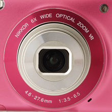 画像をギャラリービューアに読み込む, ニコン Nikon COOLPIX S3300 ピンク