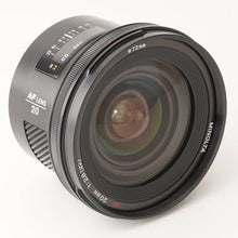 画像をギャラリービューアに読み込む, ミノルタ Minolta AF 20mm F2.8 Sony A マウント