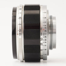 画像をギャラリービューアに読み込む, キヤノン Canon 50mm F1.2 ライカ L39 マウント