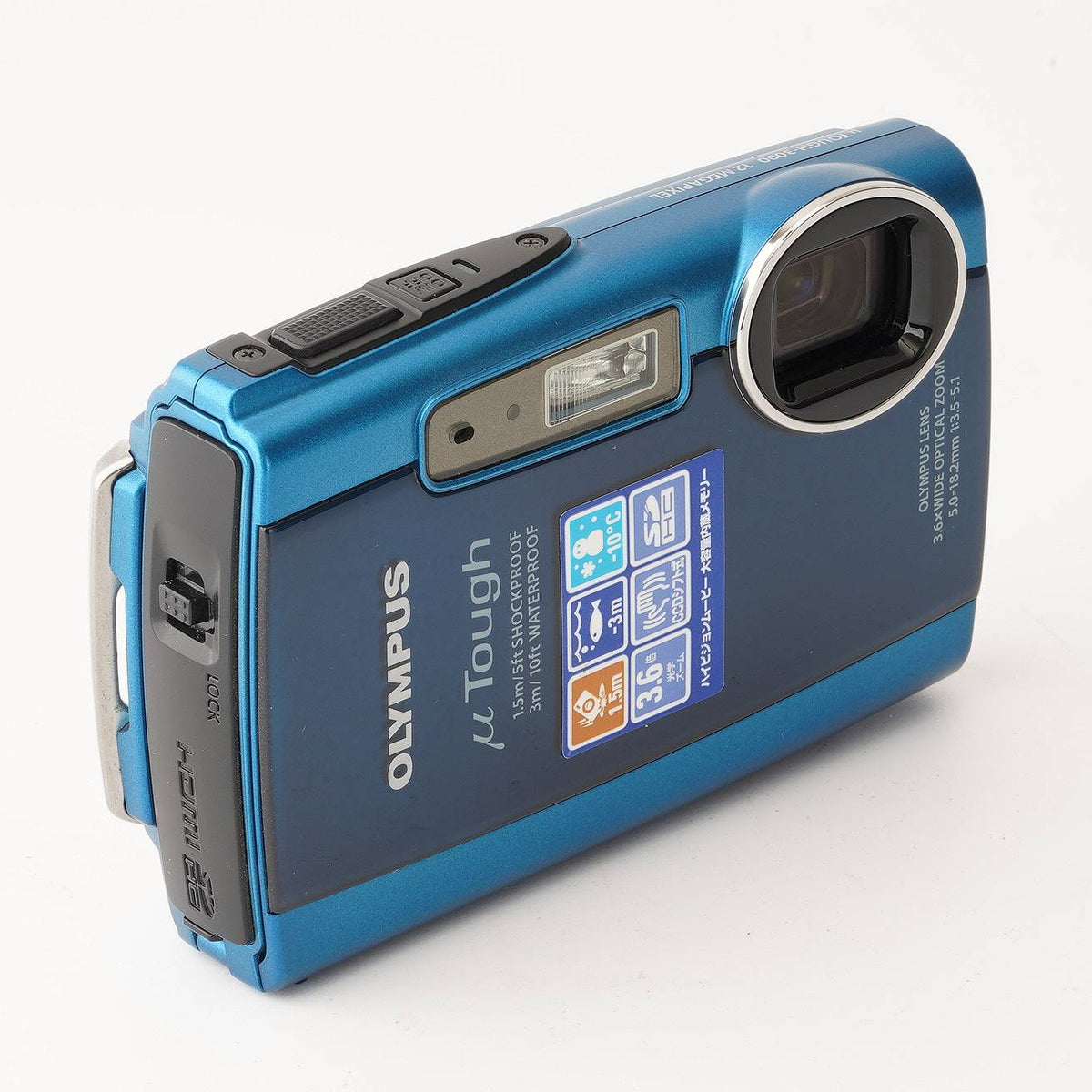 オリンパス Olympus μ mju TOUGH-3000 ブルー 3.6x 光学ズーム