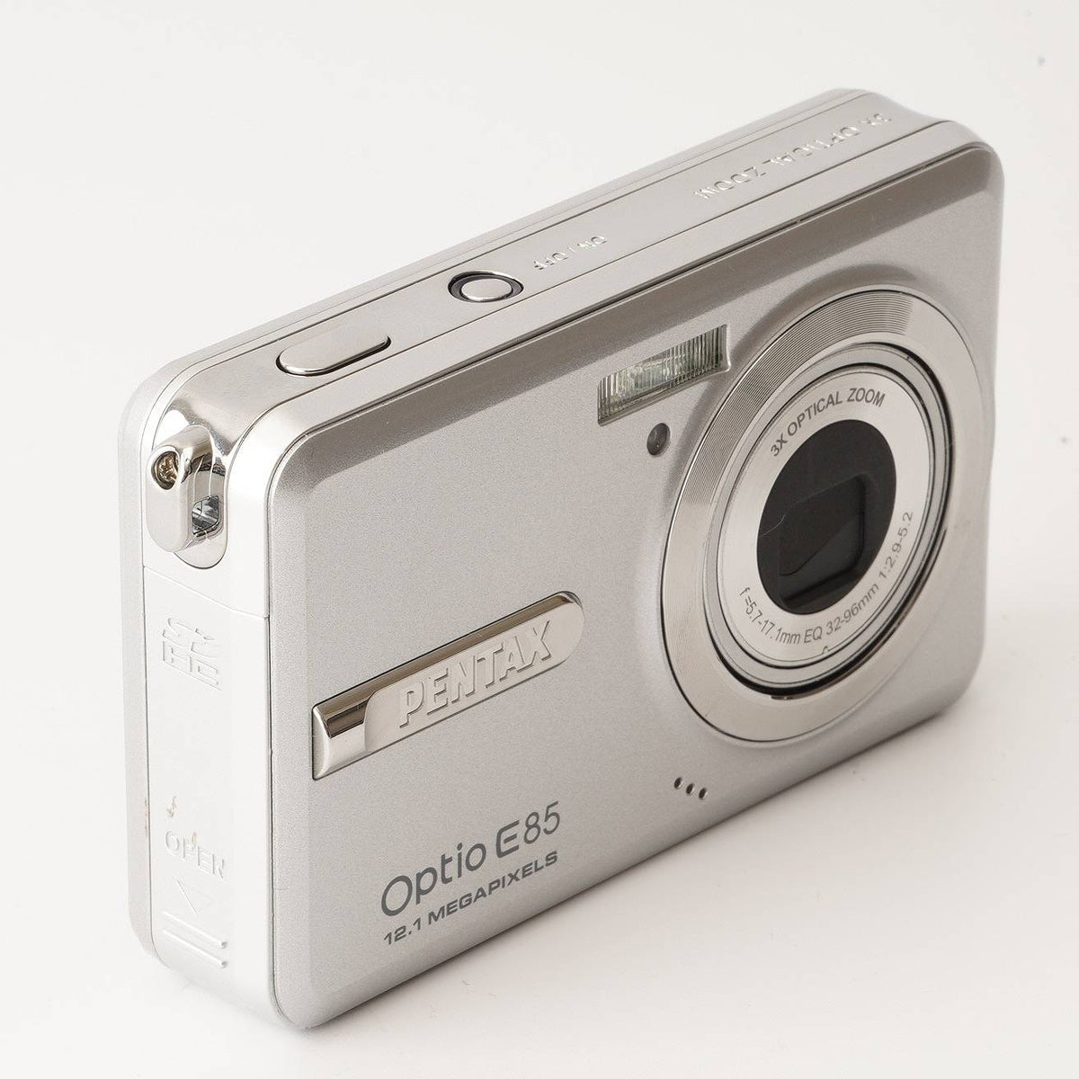 ペンタックス Pentax Optio E85 シルバー 3x 光学ズーム – Natural