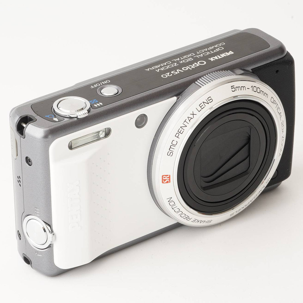 ペンタックス PENTAX Optio VS20 ホワイト / 20X OPTICAL ZOOM 5-100mm