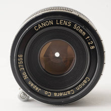 Load image into Gallery viewer, Canon 50mm f/2.8 L39 LTM