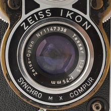 画像をギャラリービューアに読み込む, ツァイスイコン Zeiss Ikon イコフレックス Ikoflex IIa Zeiss-Opton Tessar 75mm F3.5