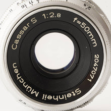 画像をギャラリービューアに読み込む, シュタインハイル ミュンヘン Steinheil Munchen Cassar S 50mm F2.8 M42マウント