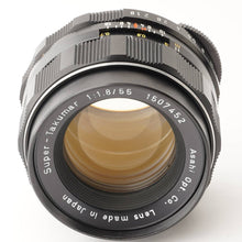 画像をギャラリービューアに読み込む, ペンタックス Pentax スーパータクマー Super Takumar 55mm f/1.8 M42マウント