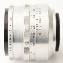 画像をギャラリービューアに読み込む, カールツァイス Carl Zeiss Jena Tessar 50mm F2.8 M42 マウント