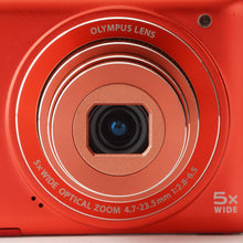 画像をギャラリービューアに読み込む, オリンパス OLYMPUS VG-145 レッド 5x 光学ズーム