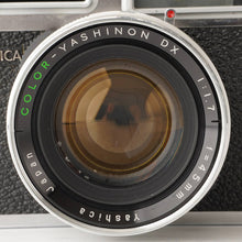 画像をギャラリービューアに読み込む, ヤシカ Yashica エレクトロ 35 GSN / COLOR-YASHINON DX 45mm F1.7
