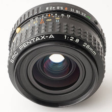 画像をギャラリービューアに読み込む, ペンタックス Pentax SMC PENTAX-A 28mm F2.8 Kマウント