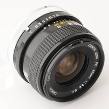 画像をギャラリービューアに読み込む, キヤノン Canon FD 28mm F2.8 S.C.