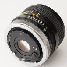 画像をギャラリービューアに読み込む, キヤノン Canon FD 28mm F2.8 S.C.