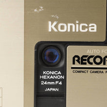 画像をギャラリービューアに読み込む, コニカ Konica Auto Focus Recorder レコーダー Hexanon 24mm f/4