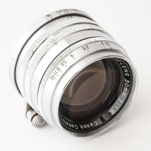 画像をギャラリービューアに読み込む, キヤノン Canon 50mm F1.8 ライカ L39 マウント